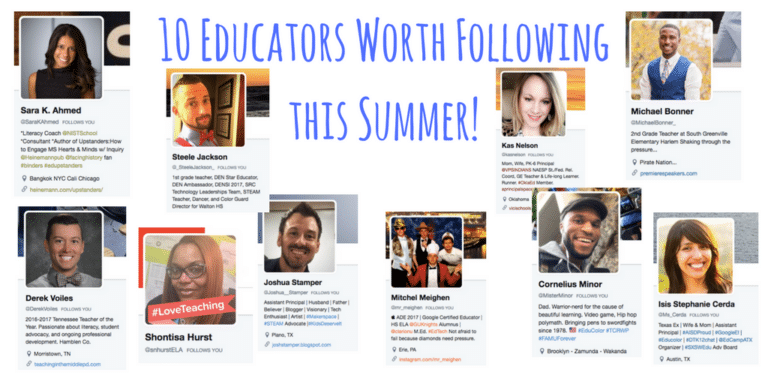 10 Educators Worth Following This Summer #KidsDeserveIt