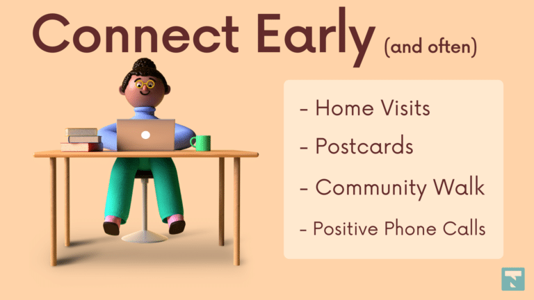 Connect Early (and often)
