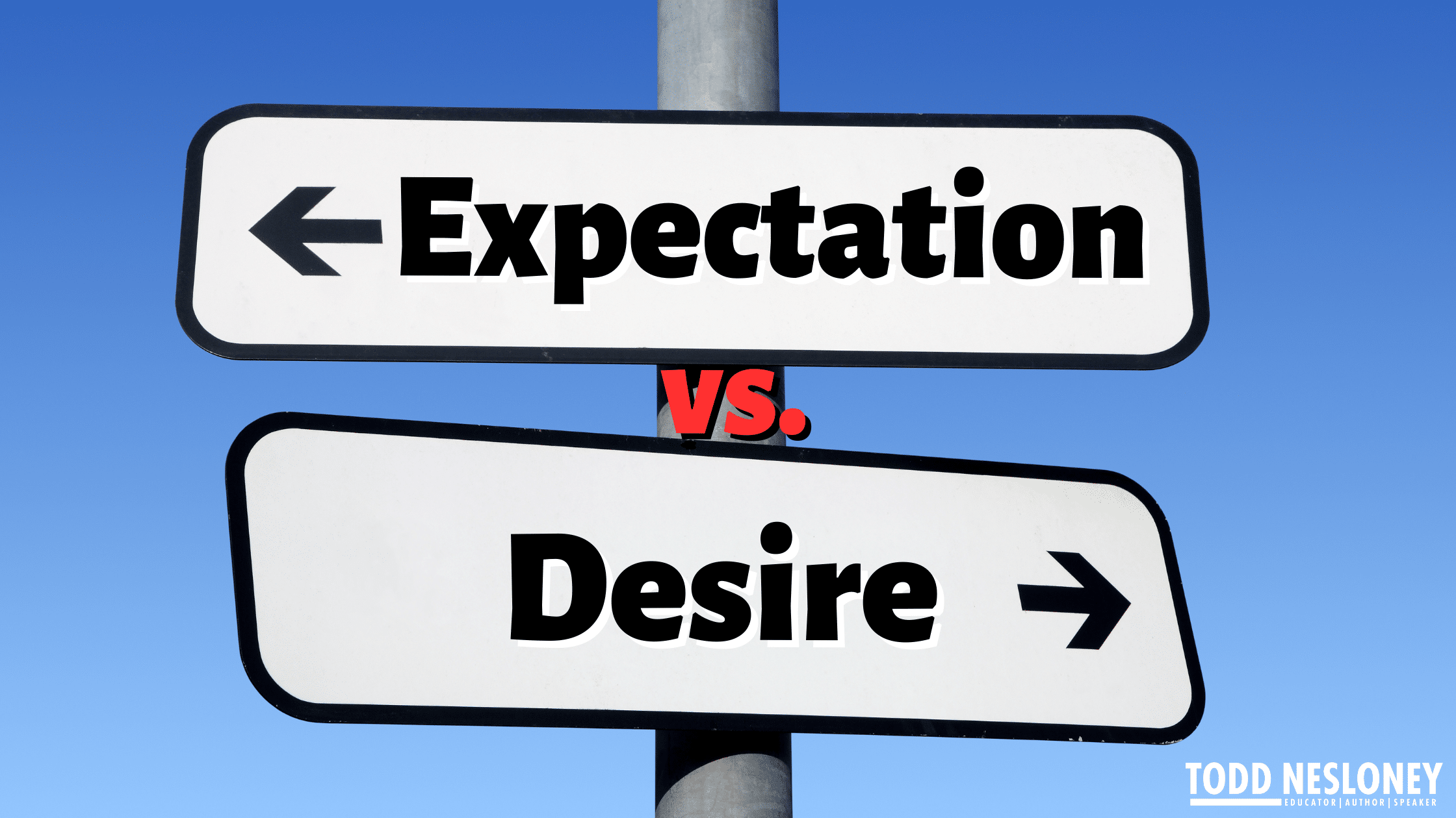 Expectation vs Desire