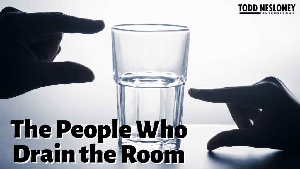 the people who drain the room