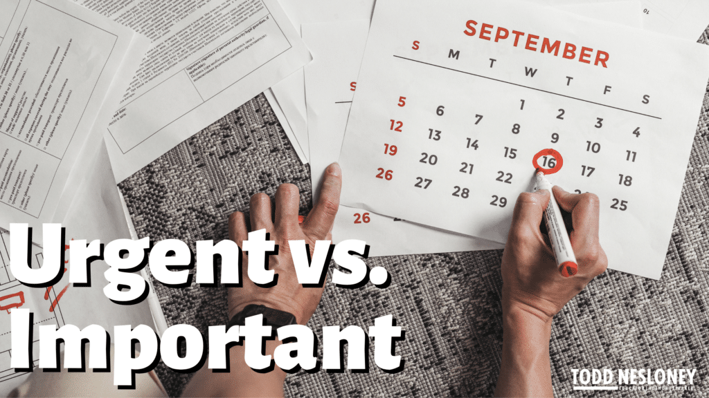 Urgent vs Important